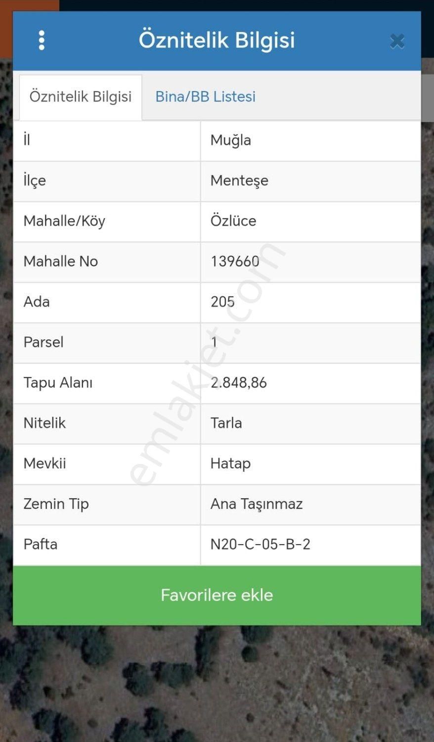 Muğla Menteşe'de Yatırıma Uygun Tarla