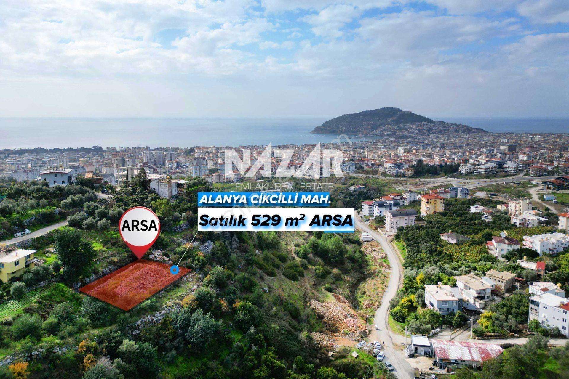 Alanya Cikcilli’de 529 M² Satılık İmarlı Arsa - Görsel 2