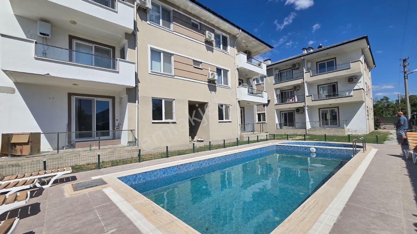 Havuzlu Site İçinde, Hastaneye Yakın Satılık 1+1 | Dalaman - Görsel 5