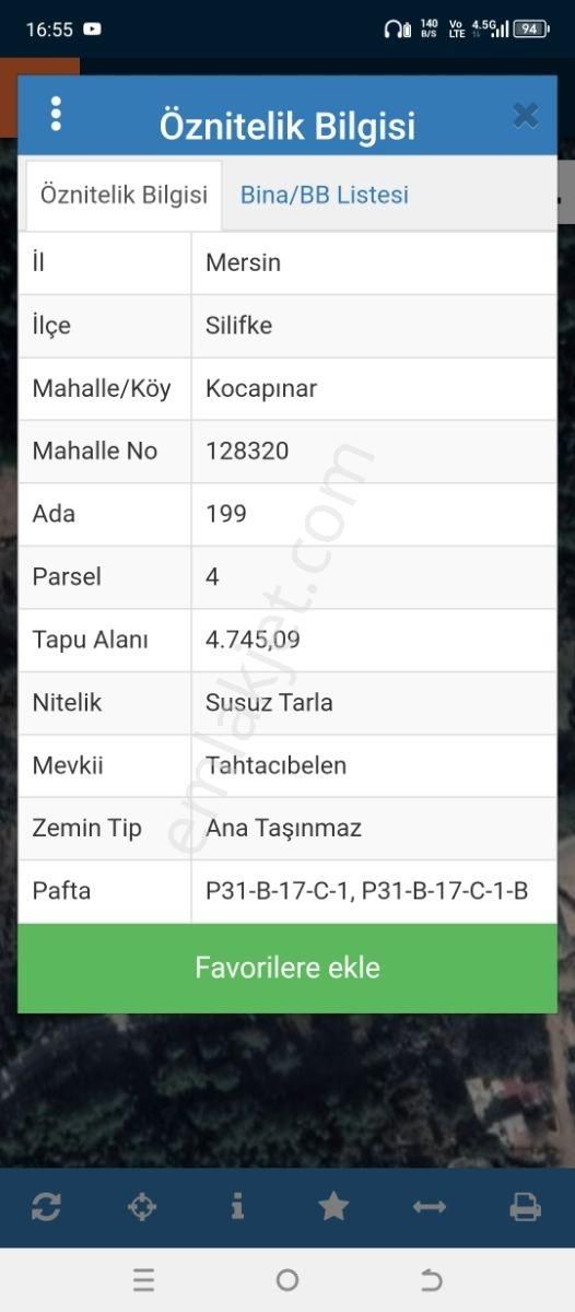 Mersin Silifke Taşucunda Doga Manzaralı Arsa - Görsel 3