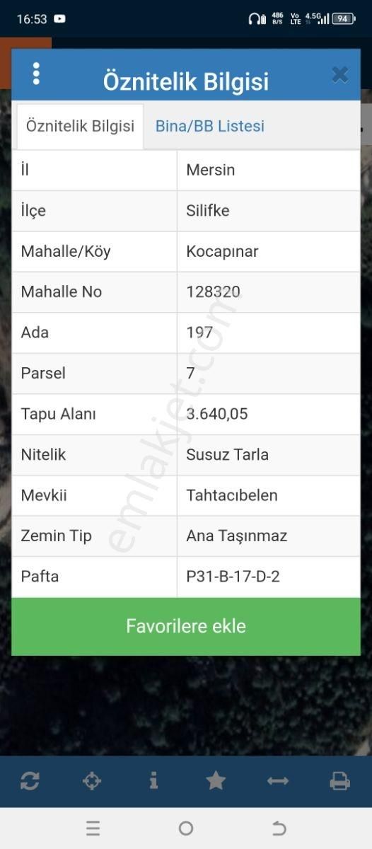 Mersin Silifke Taşucu Yola Sıfır Konumda Yatırıma Uygun Tarla - Görsel 2