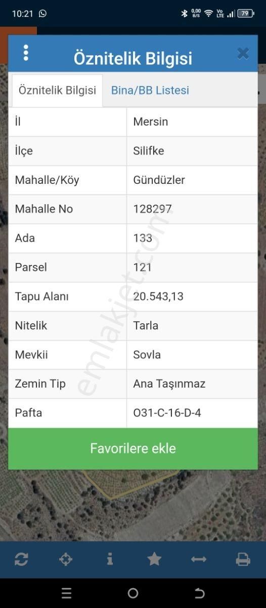 Silifke Gündüzler Köyünde Satılık Bahçe Ve Bağ. - Görsel 4