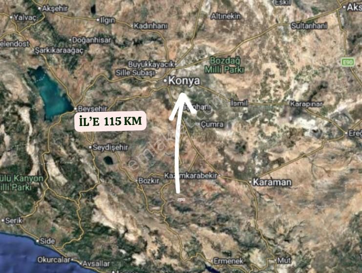 Konya Hadim Aşağıeşenler Köyünde 5.536 M² Tarla Satılıktır - Görsel 5