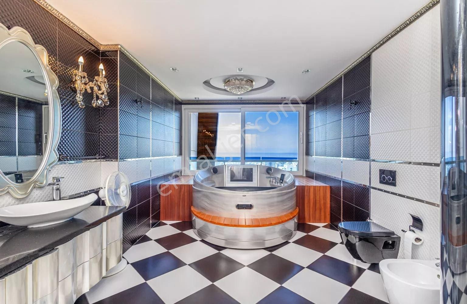 Alanya / Mahmutlar’da Kral Dubleks | 3+1 | Özel Jakuzi & Tam Aktiviteli Site - Görsel 31