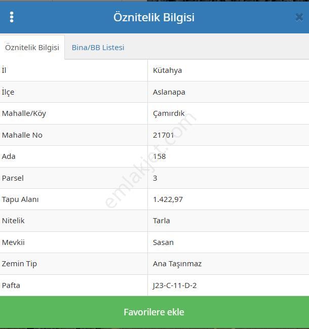 Kütahya Aslanapa 'da 1.422m2 Resmi Yola Cephe Asfalt Kenarı Düz! - Görsel 3