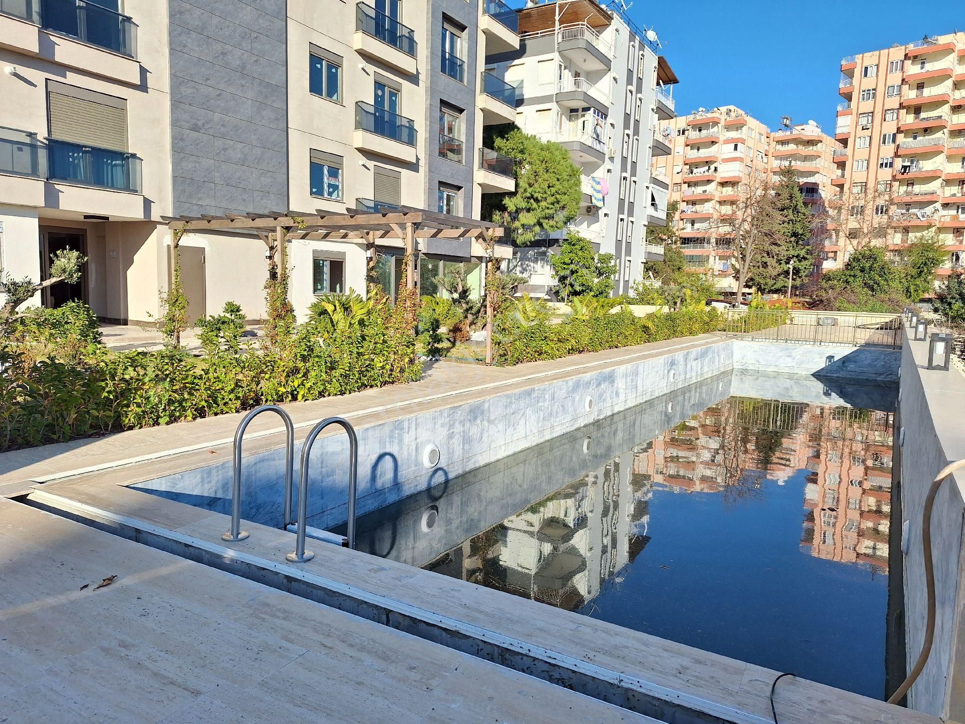 Konyaaltı Uncalı Mahallesinde Havuzlu Güvenlikli Yeni Binada Doğalgaz Kombili 2+1 Daire - Görsel 30