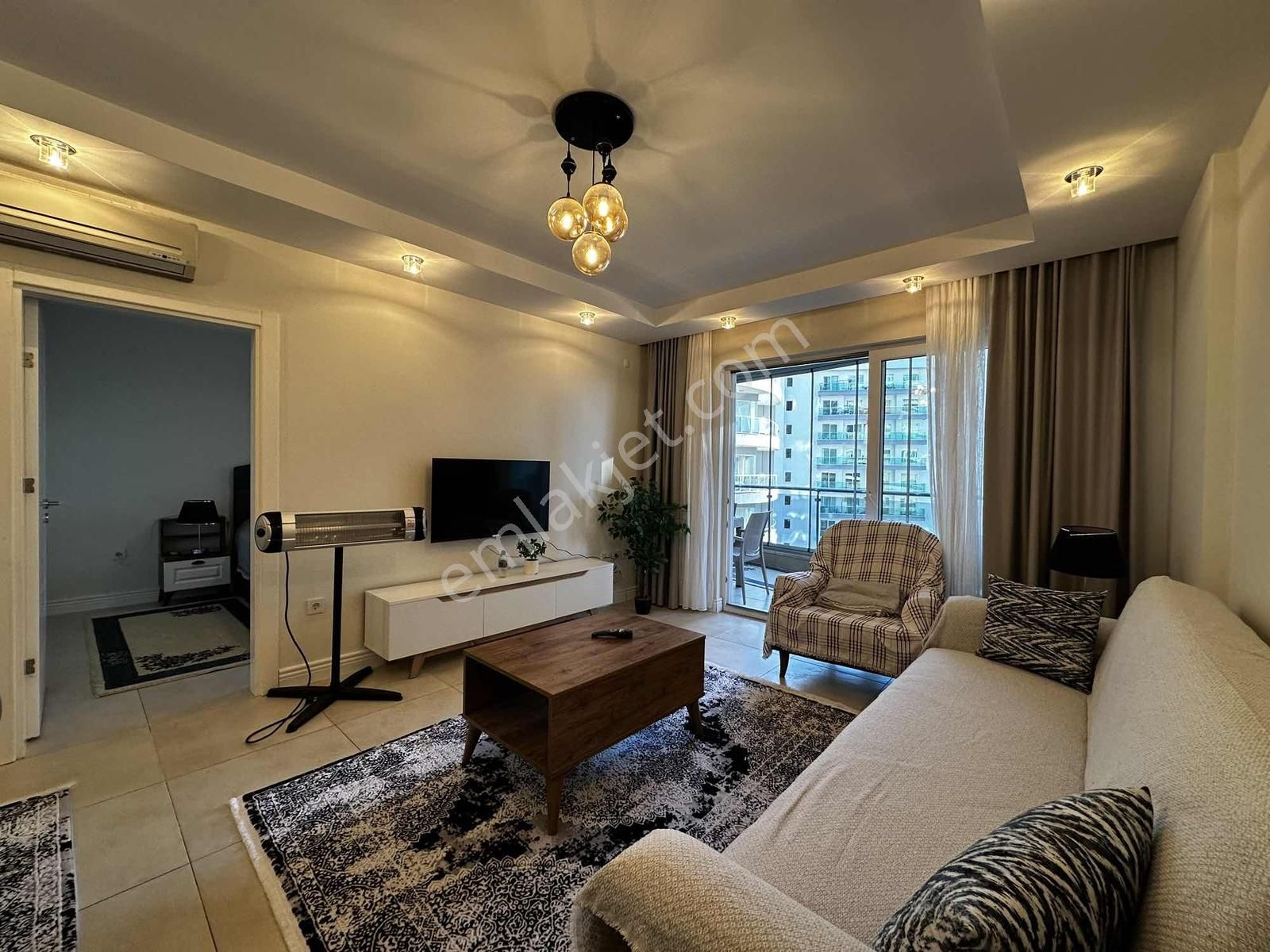 Alanya Cikcilli Mahallesi Site İçi Kiralık 1+1 Eşyalı Daire - Görsel 18