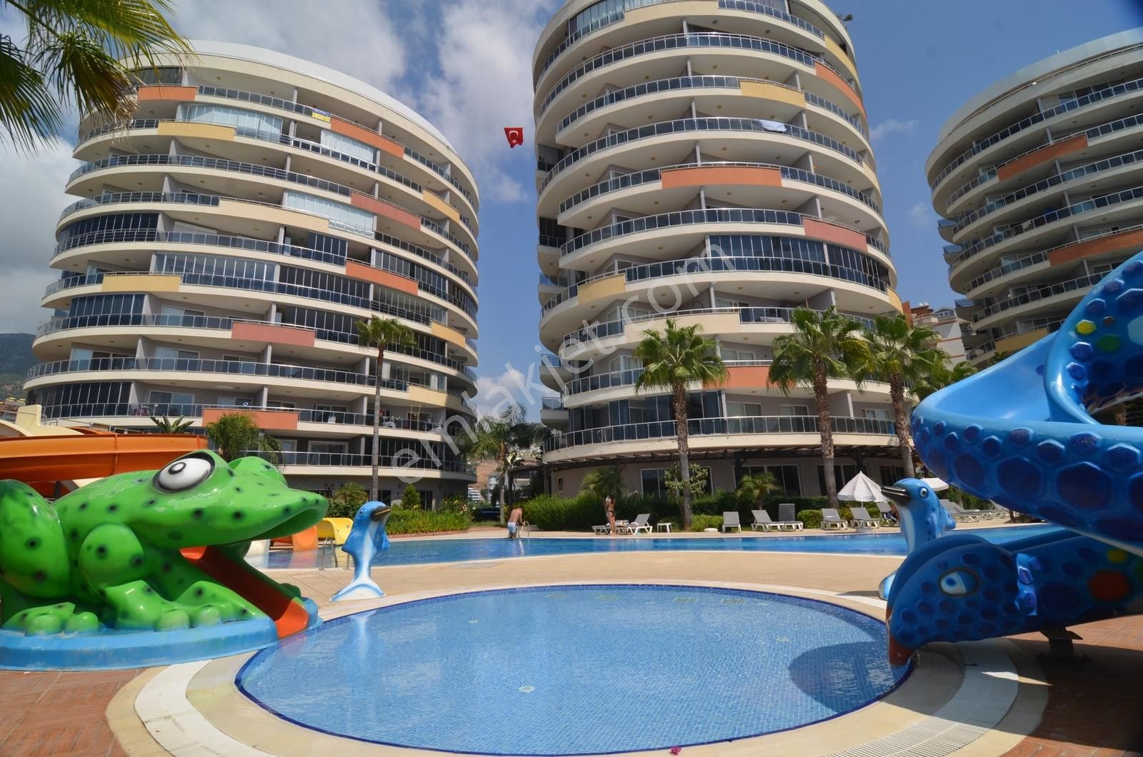 Alanya Cikcilli Mahallesi Site İçi Kiralık 1+1 Eşyalı Daire - Görsel 8