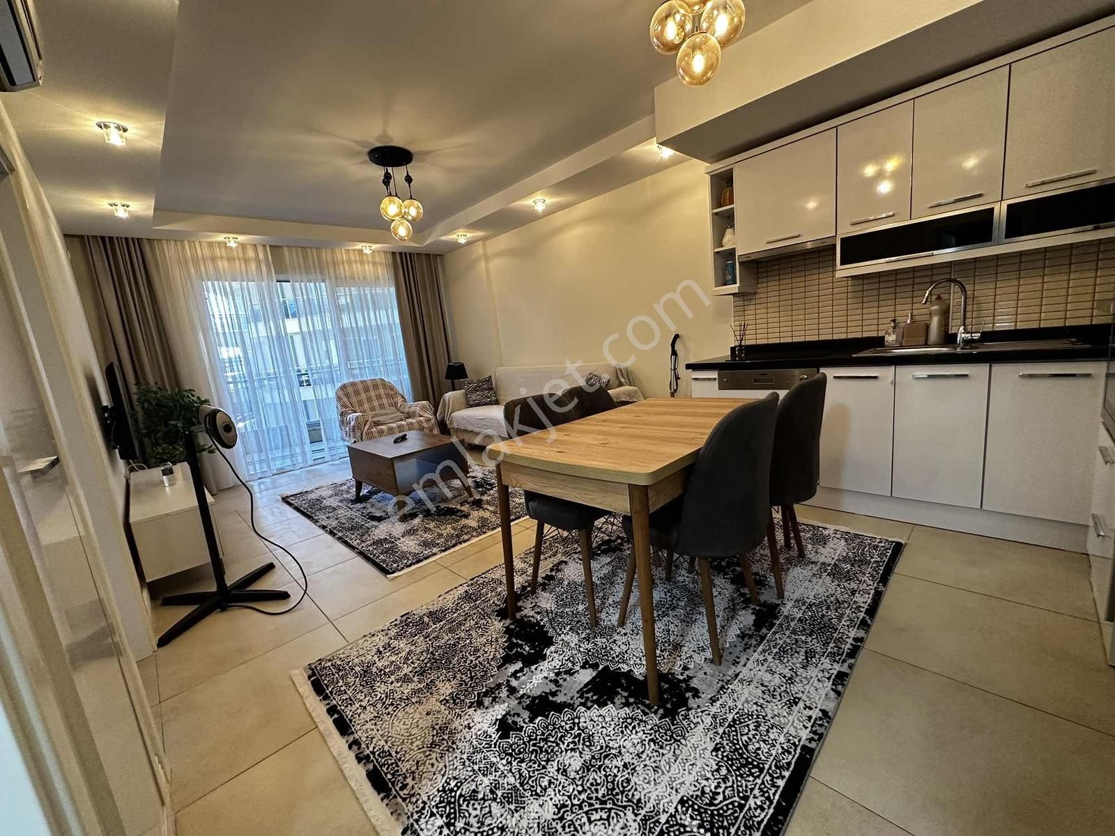 Alanya Cikcilli Mahallesi Site İçi Kiralık 1+1 Eşyalı Daire - Görsel 13