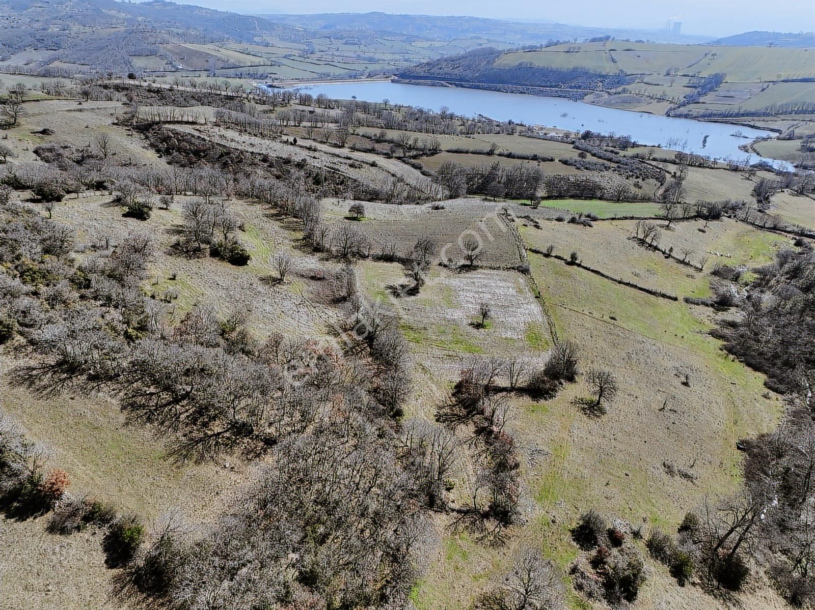 Çanakkale Çan Karadağ Köyünde Muhteşem Göl Manzaralı Arazi - Görsel 6
