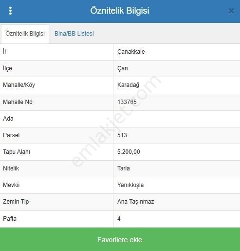 Çanakkale Çan Karadağ Köyünde Muhteşem Göl Manzaralı Arazi - Görsel 4