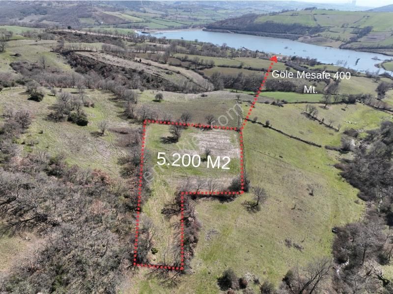 Çanakkale Çan Karadağ Köyünde Muhteşem Göl Manzaralı Arazi