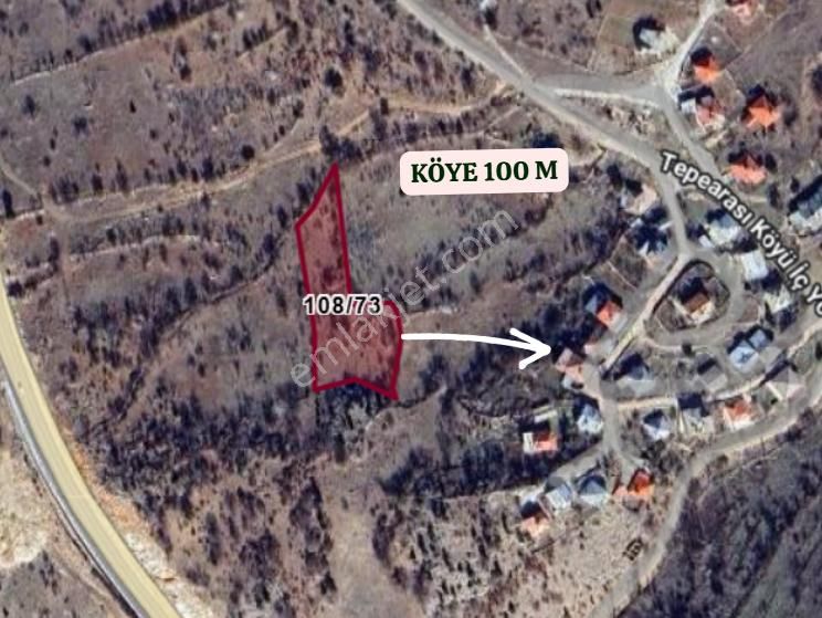 Konya Bozkır Tepearası Köyünde 3.438 M² Tarla Satılıktır - Görsel 4