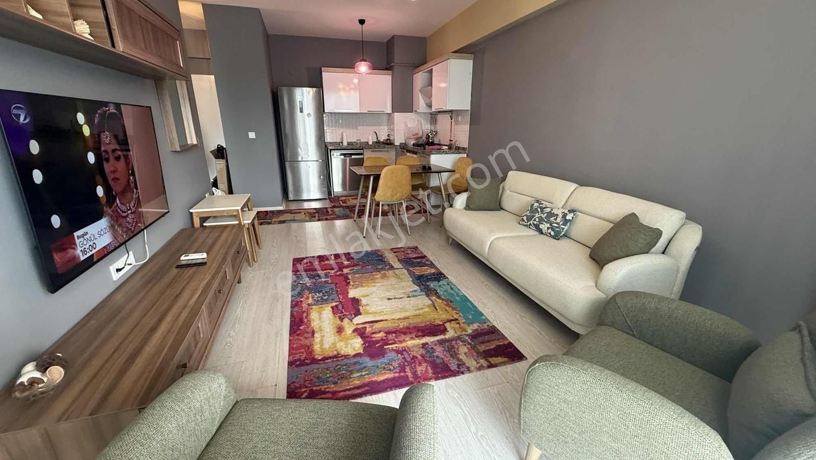 İsmetpaşa Yanyalı Konutları 1+1 Full Eşya Kapalı Otopark - Görsel 26