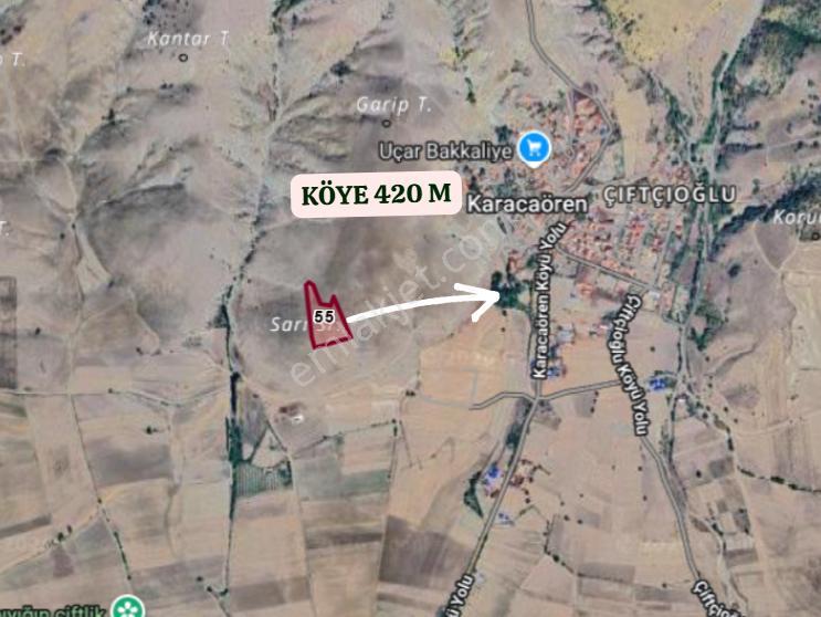 Amasya Gümüşhacıköyü Karacaören Köyünde 9.300 M² Tarla Satılıktır - Görsel 4