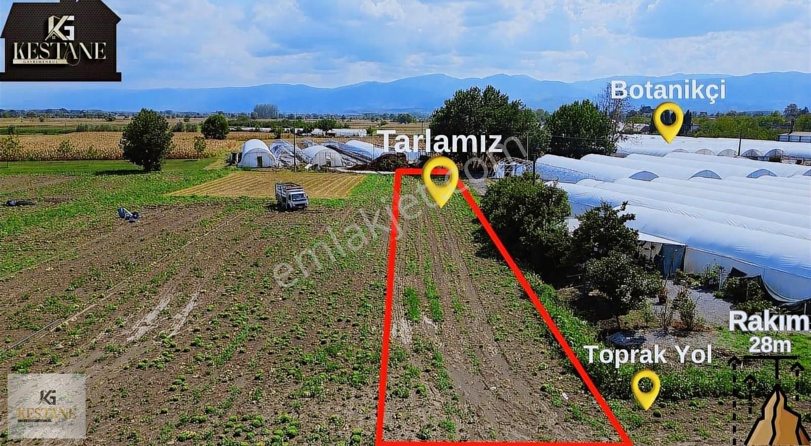 Toprak Yollu| Şekli Düzgün| Tren Yoluna Yakın Tarla - Görsel 9