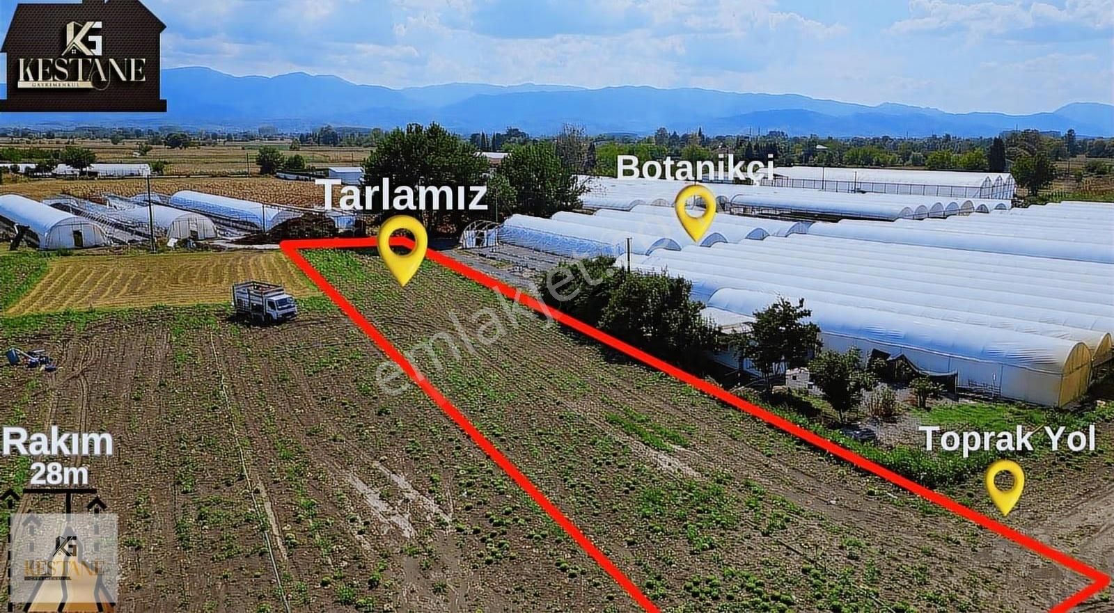 Toprak Yollu| Şekli Düzgün| Tren Yoluna Yakın Tarla - Görsel 20