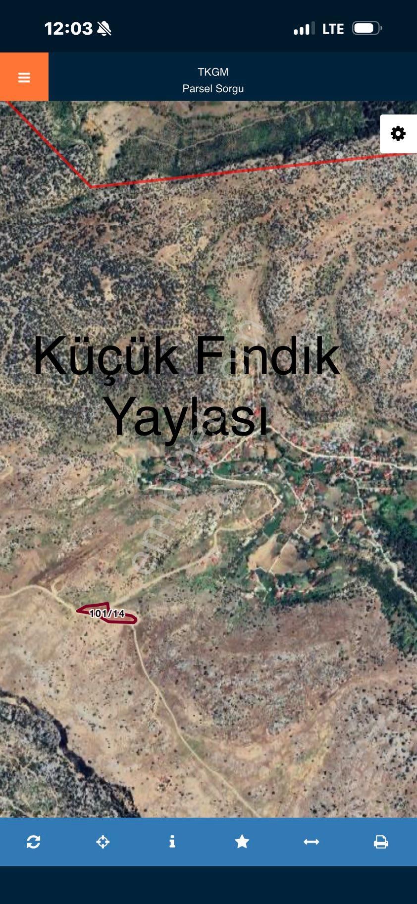 Küçük Fındık Yaylası'nda Deniz-şehir Manz. 7.5 Dönüm Yaylalık