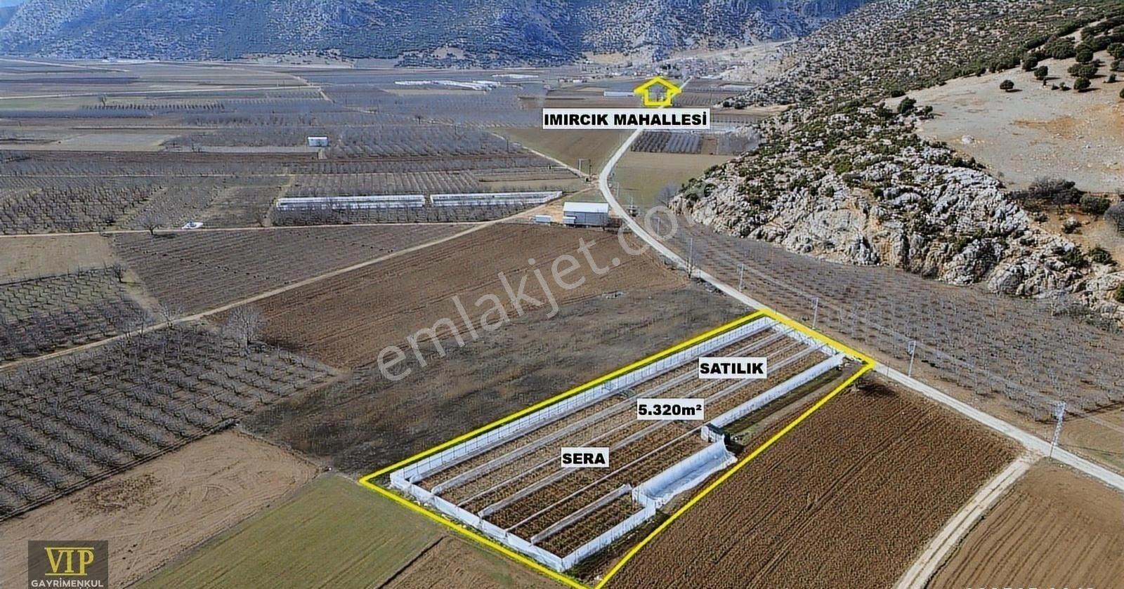 Vip Gayrimenkul'den Imırcık Mah. Anayol Cepheli 5.320m² Sera - Görsel 2