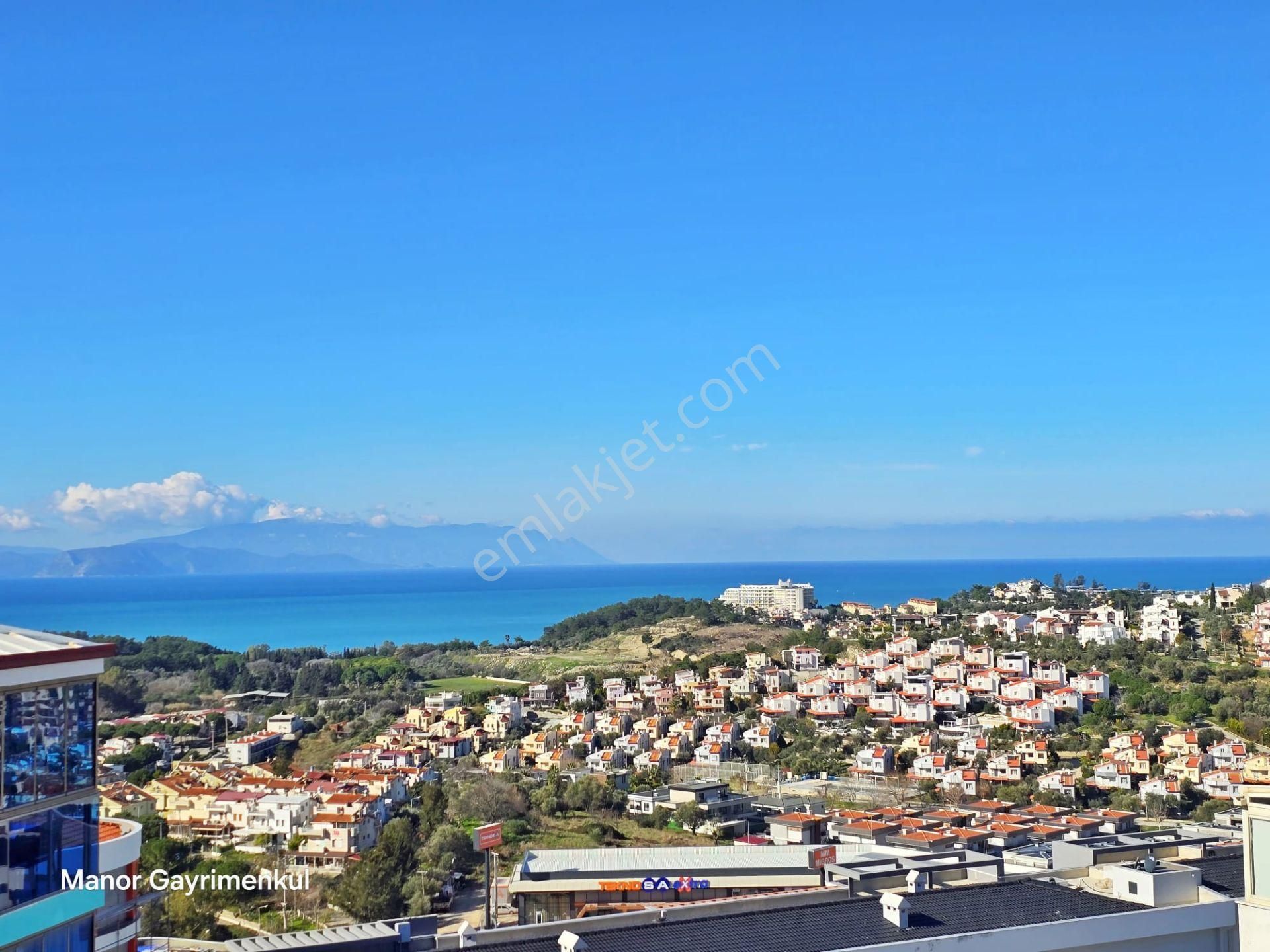 Kuşadası Değirmendere'de Deniz Manzaralı, Eşyalı 2+1 Daire - Görsel 24