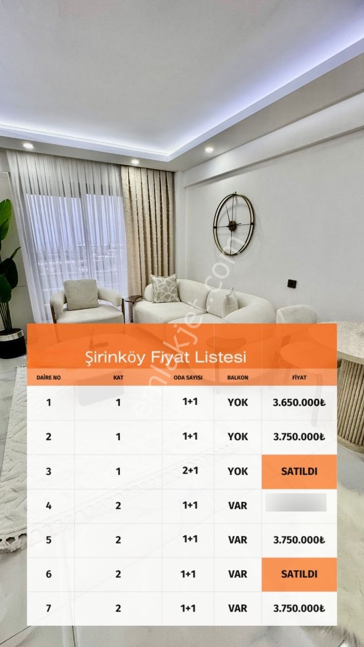 Özmecaz'dan Şirinköy'de 1+1 Full Eşyalı Kat Seçenekli Ultra Lüks Apart - Görsel 7