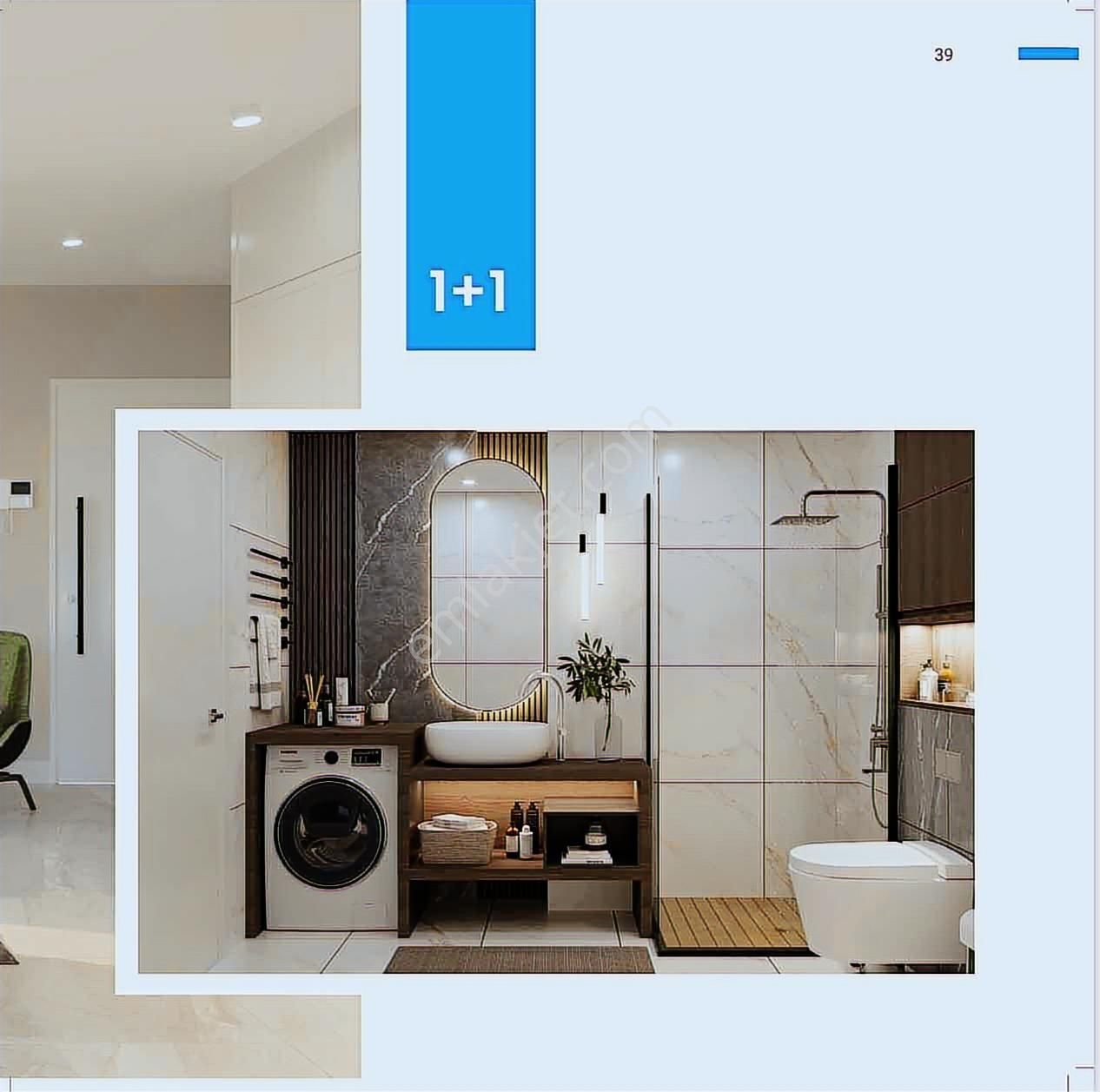 Onmax Ören'de Satılık Sıfır 1+1 70 M2 Ultra Lüx Havuzlu Daire - Görsel 28