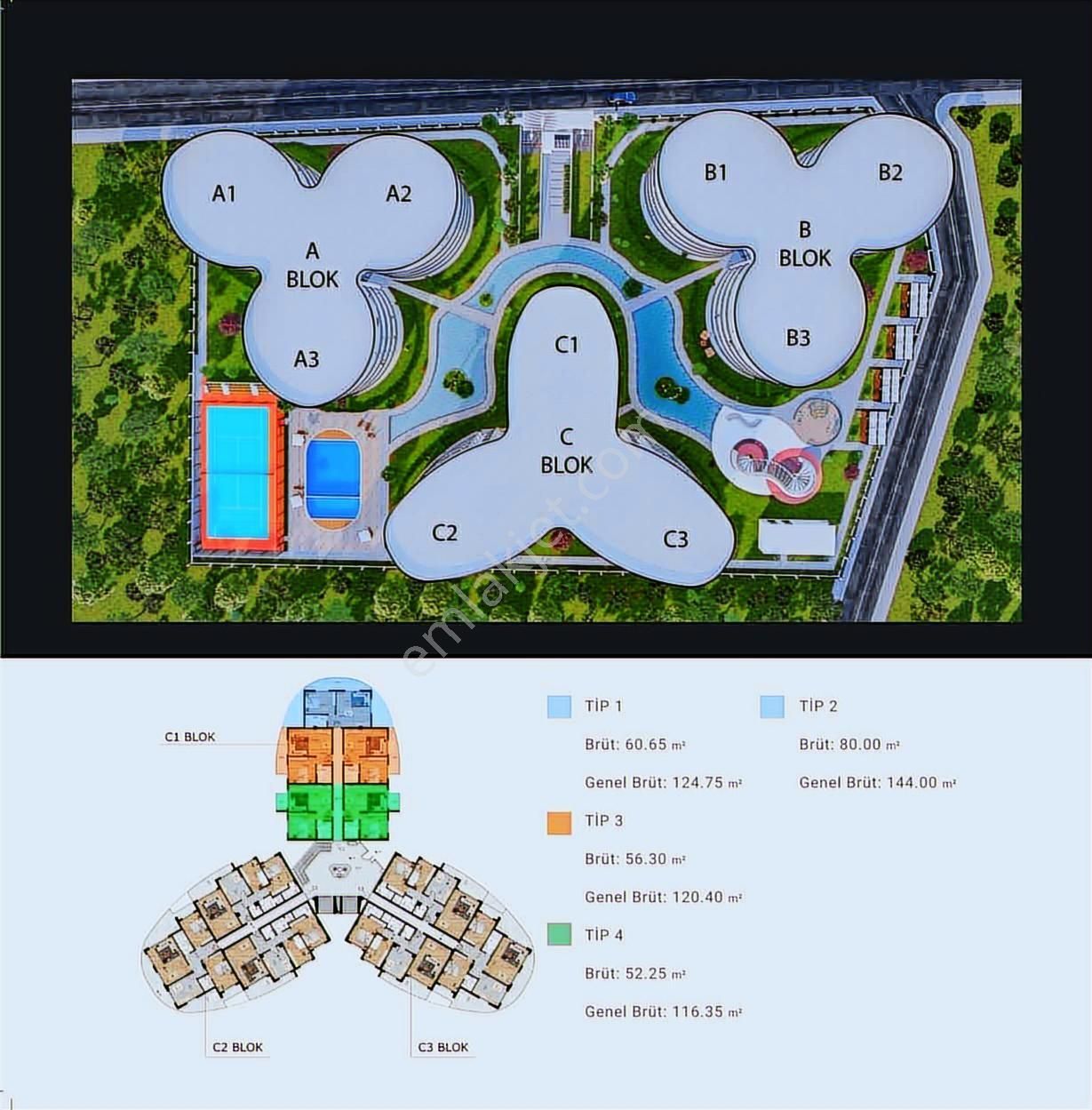 Onmax Ören'de Satılık Sıfır 1+1 70 M2 Ultra Lüx Havuzlu Daire - Görsel 8