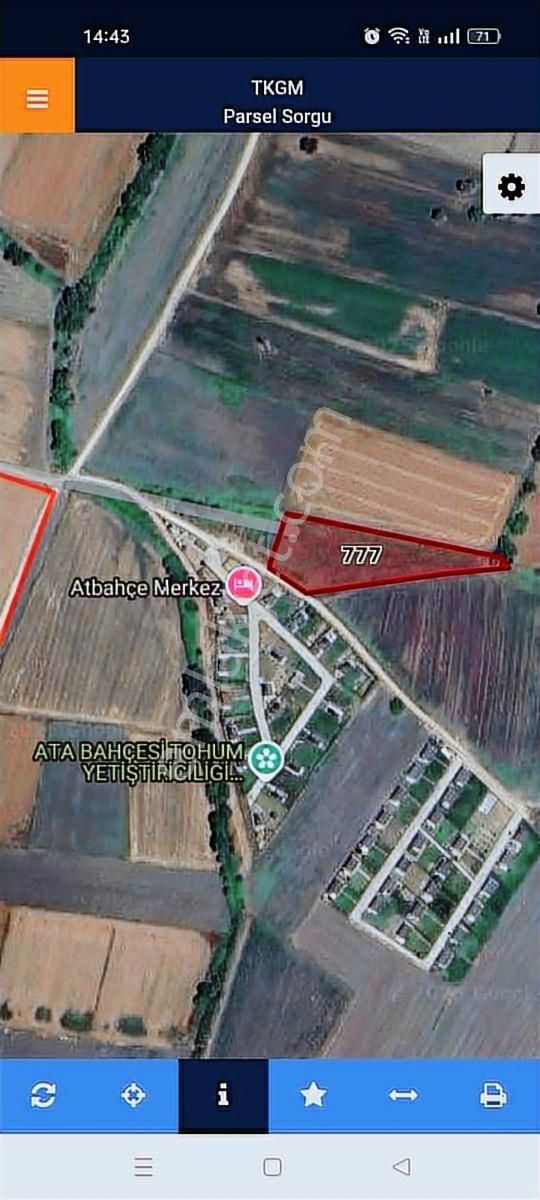 Bursa Nilüfer Çatalağıl Da Hobi Bahçelerine Yakın Satılık Tarla