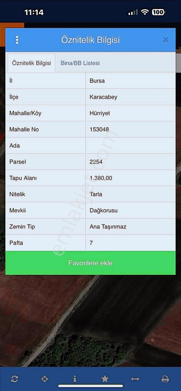 Bursa Karacabey Hürriyet 'de Satılık Tarla - Görsel 3