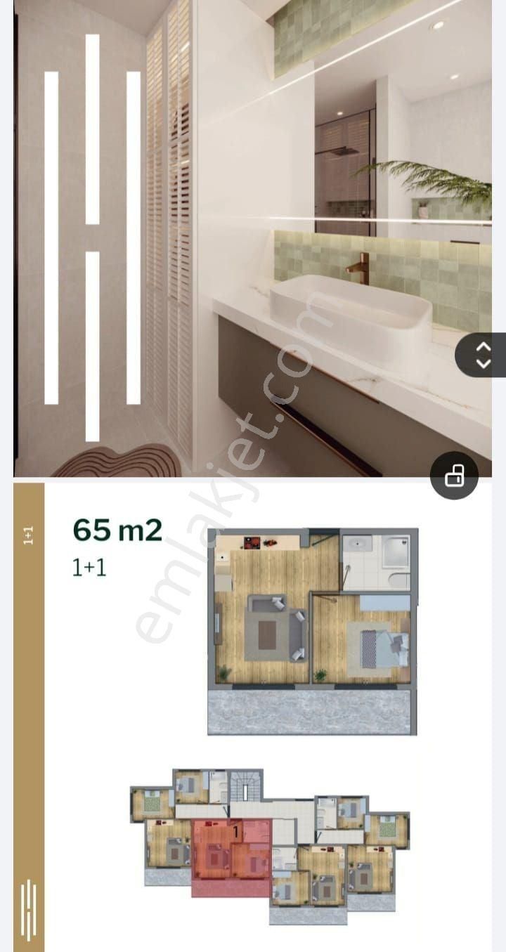 Didim Akbük'te Deniz Manzaralı 1+1 Daire, İnoa Hills'te, Krediye Uygun, 45 M² - Görsel 17