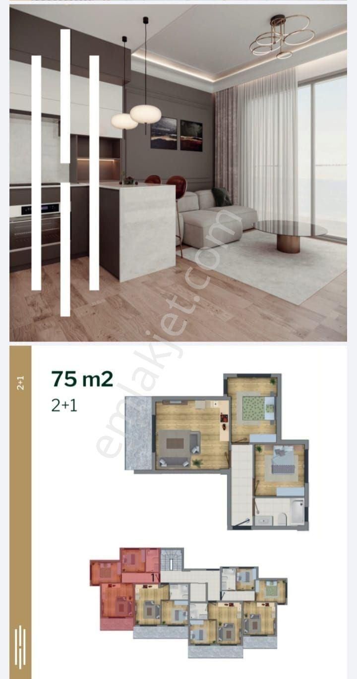 Didim Akbük'te Deniz Manzaralı 1+1 Daire, İnoa Hills'te, Krediye Uygun, 45 M² - Görsel 22