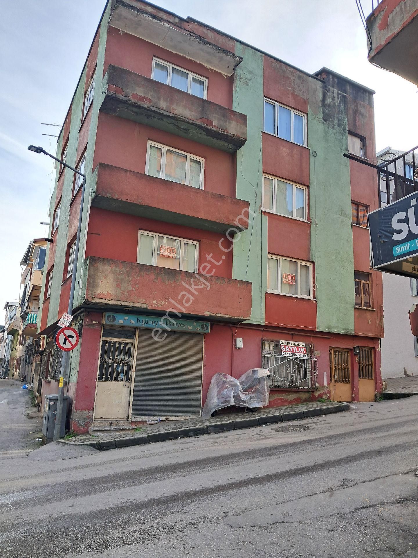 Bursa Yıldırım Baruthane Mahallesinde Satılık 4 Katlı Bina