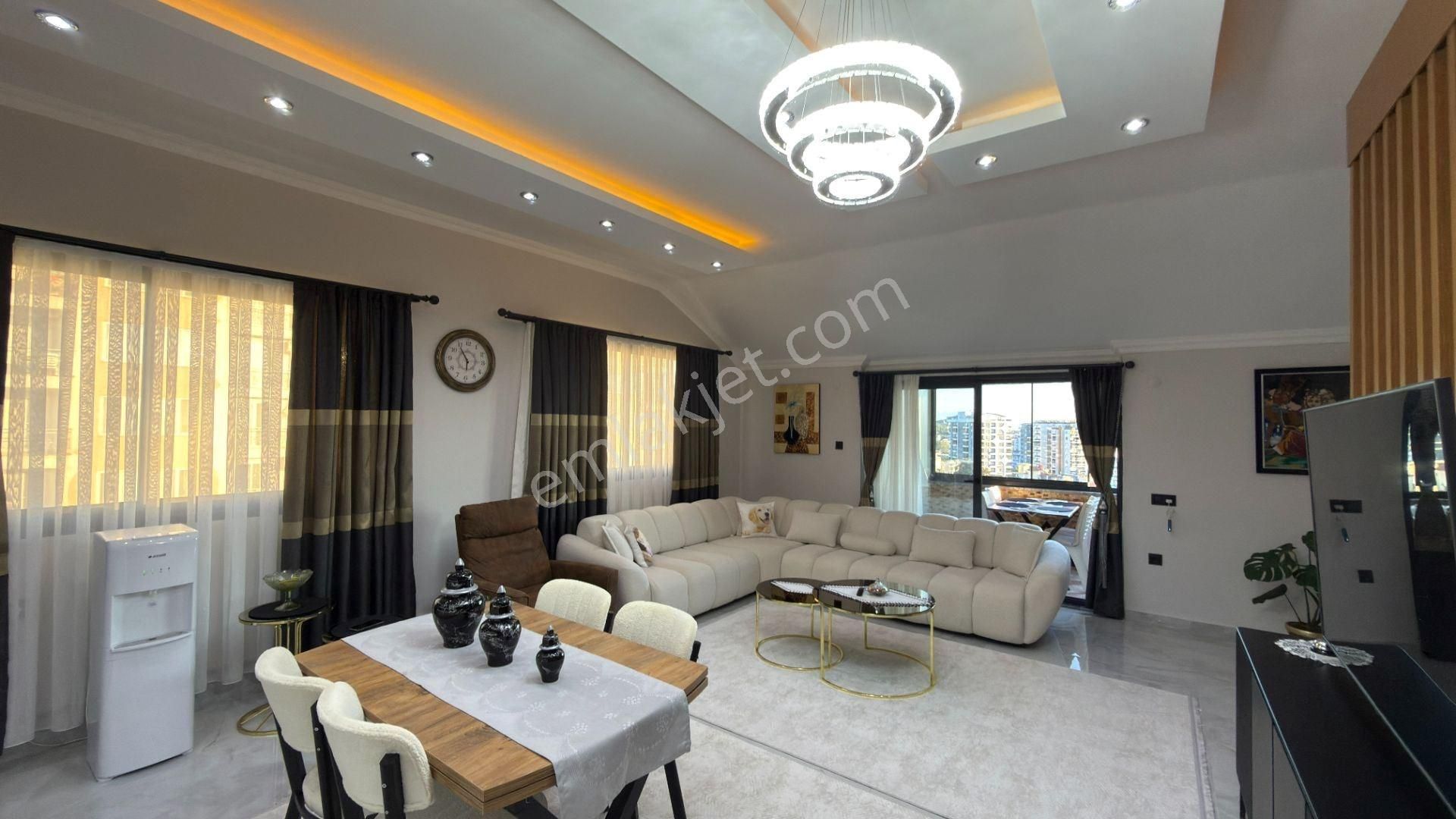 Alanya Mahmutlar’da Deniz Manzaralı, Lüks Dizaynlı 4+1 Dubleks - Görsel 3