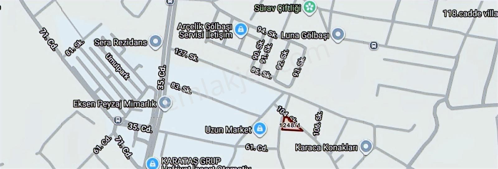 Gölbaşı Bahçelievlerde 2 Villalık Tek Tapu Köşe Parsel - Görsel 12