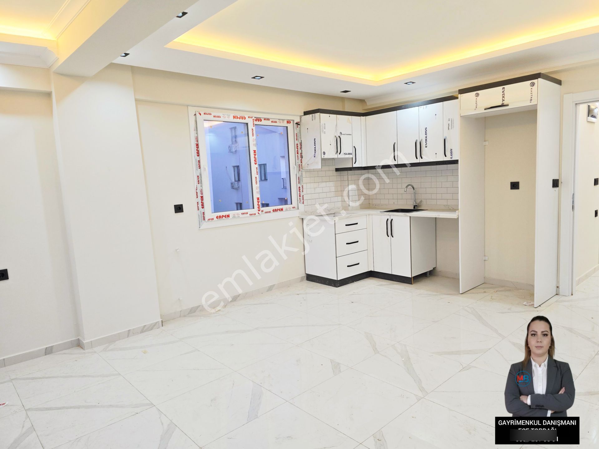 Didim'de Satılık 2+1 Orta Kat Asansörlü Çarşı Yayakın Konumda Sıfır Daire! - Görsel 14