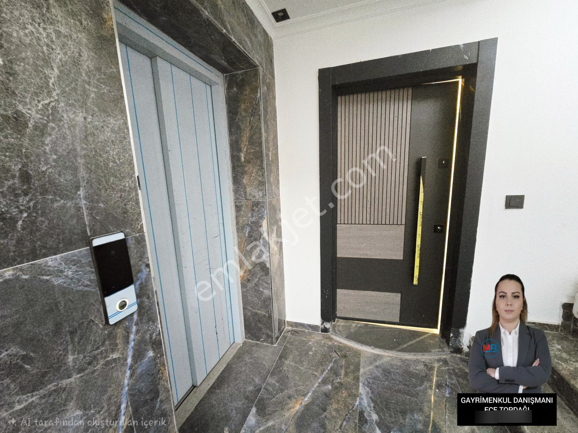 Didim'de Satılık 2+1 Orta Kat Asansörlü Çarşı Yayakın Konumda Sıfır Daire! - Görsel 15