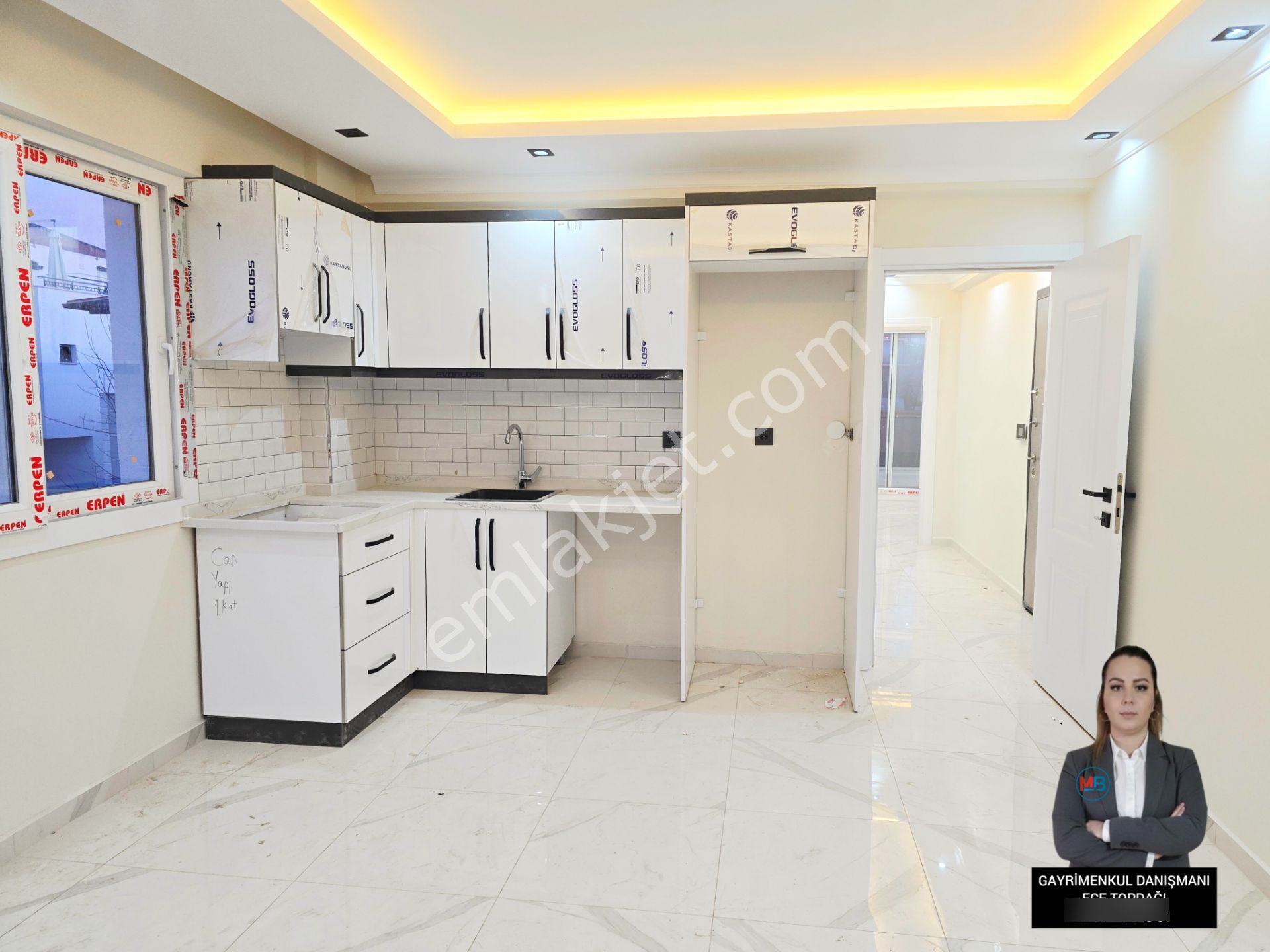 Didim'de Satılık 2+1 Orta Kat Asansörlü Çarşı Yayakın Konumda Sıfır Daire! - Görsel 8