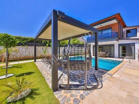 Kaş Çukurbağ Girişi 3+1 Ultra Lüks Turizm Belgeli Sıfır Villa - Görsel 11