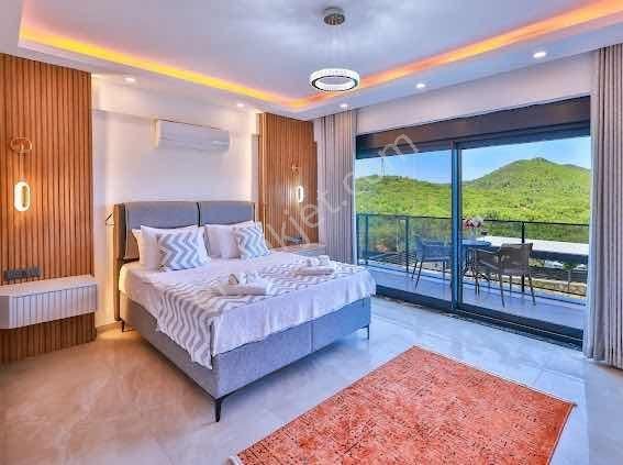 Kaş Çukurbağ Girişi 3+1 Ultra Lüks Turizm Belgeli Sıfır Villa - Görsel 29