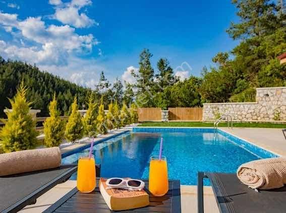 Kaş Mega'dan 4 Adet Müstakil Havuzlu Villa Tamamı Bu Fiyat!! - Görsel 35