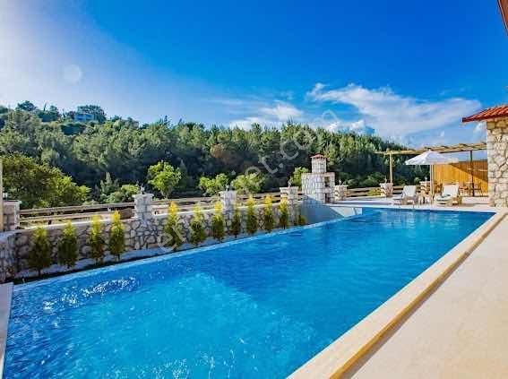 Kaş Mega'dan 4 Adet Müstakil Havuzlu Villa Tamamı Bu Fiyat!! - Görsel 23