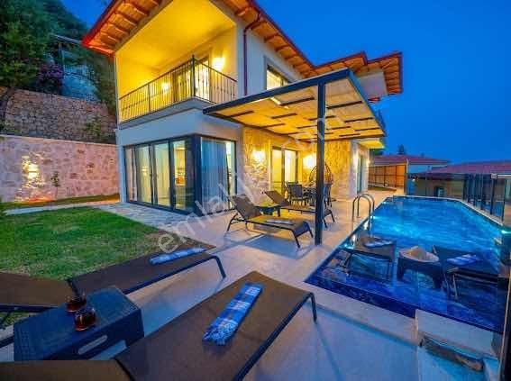 Kaş Çukurbağ Da Mega 'dan Satılık 3+1 Sıfır Müstakil Lüks Villa - Görsel 26