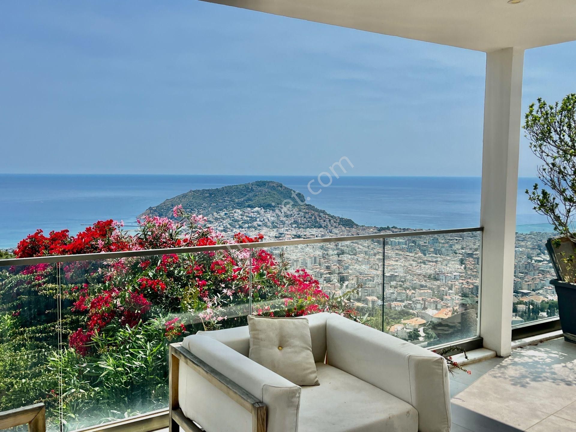 Alanya Bektaş’ta Asla Kapanmayan Deniz Ve Kale Manzaralı Lüks Villa - Görsel 35