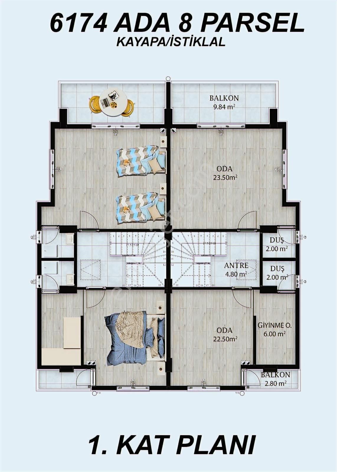 Kayapa İstiklal Satılık Butik Villa Yarı Peşin Vade - Görsel 6