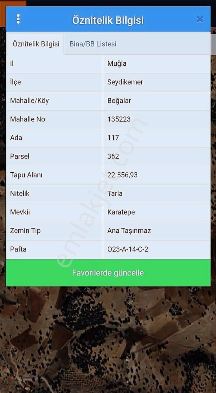 Stop'tan Seydikemer'de Tek Tapu Tek Parsel 22.556 Dönüm Arsa - Görsel 4