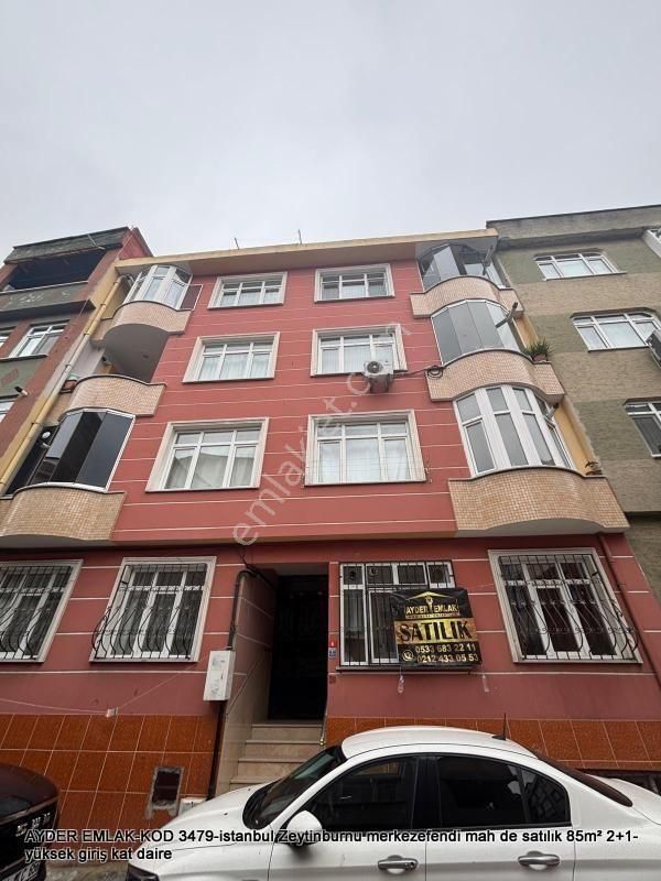 İstanbul Zeytinburnu Merkezefendi Mah De Satılık 85m² 2+1- Yüksek Giriş Kat Daire