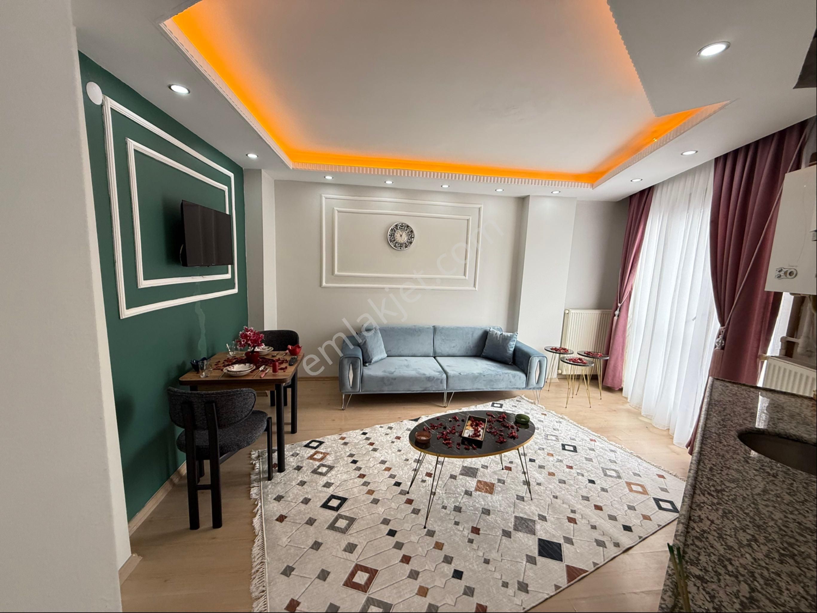 Full Sıfır Eşyalı 1 .kat Ferah Temiz 1+1 Lüks Daire Metro 20dk - Görsel 7