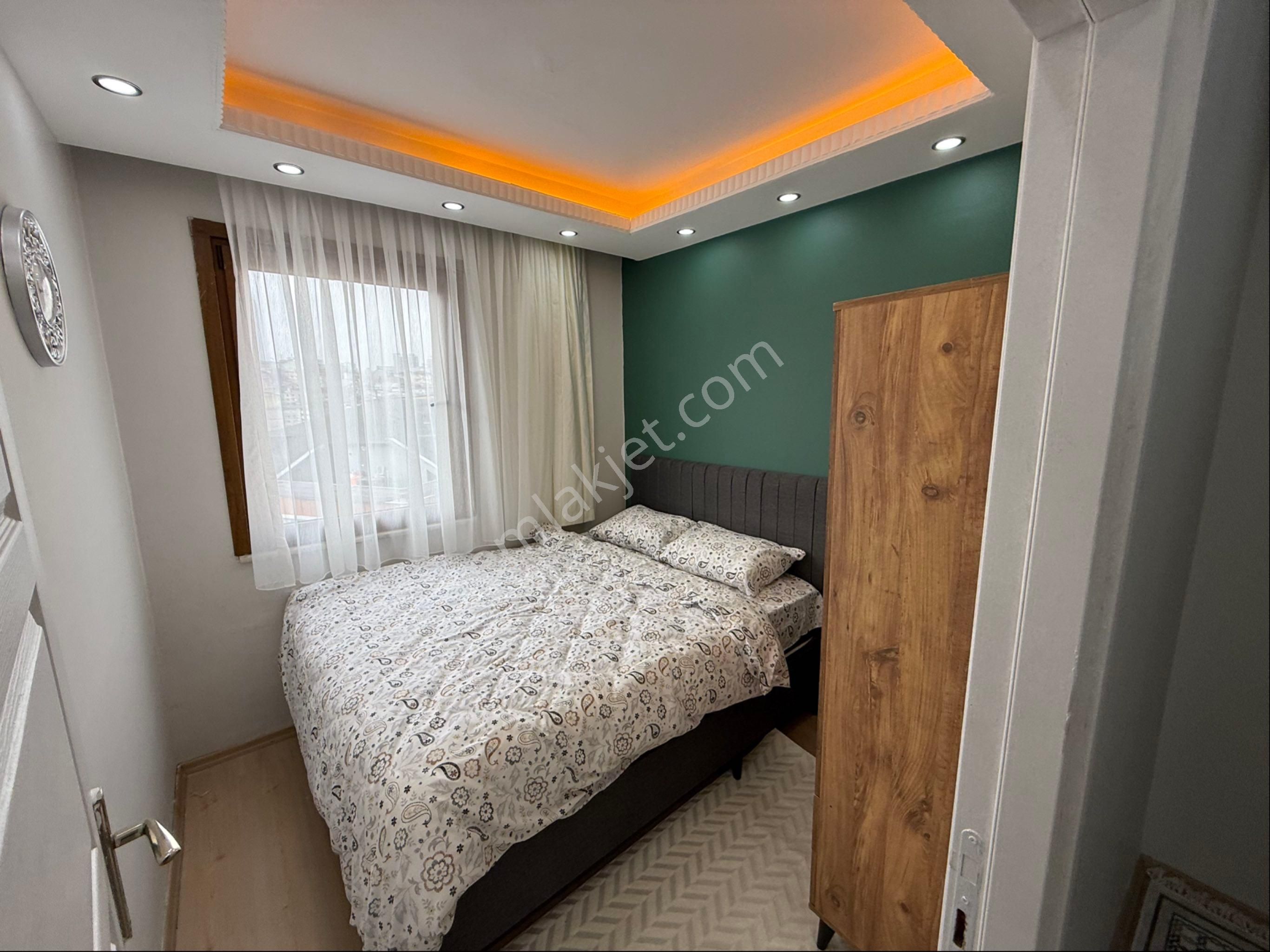 Full Sıfır Eşyalı 1 .kat Ferah Temiz 1+1 Lüks Daire Metro 20dk - Görsel 15