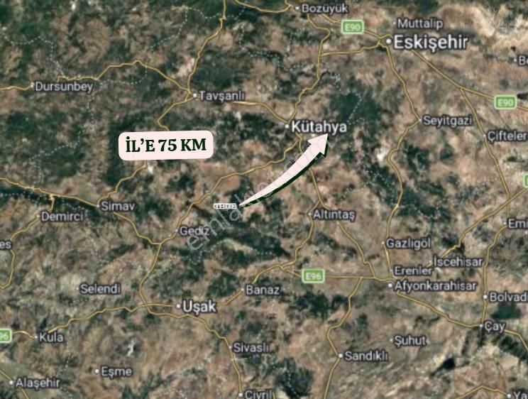 Kütahya Gediz Yağmurlar Köyünde 4.273 M² Tarla Satılıktır - Görsel 6