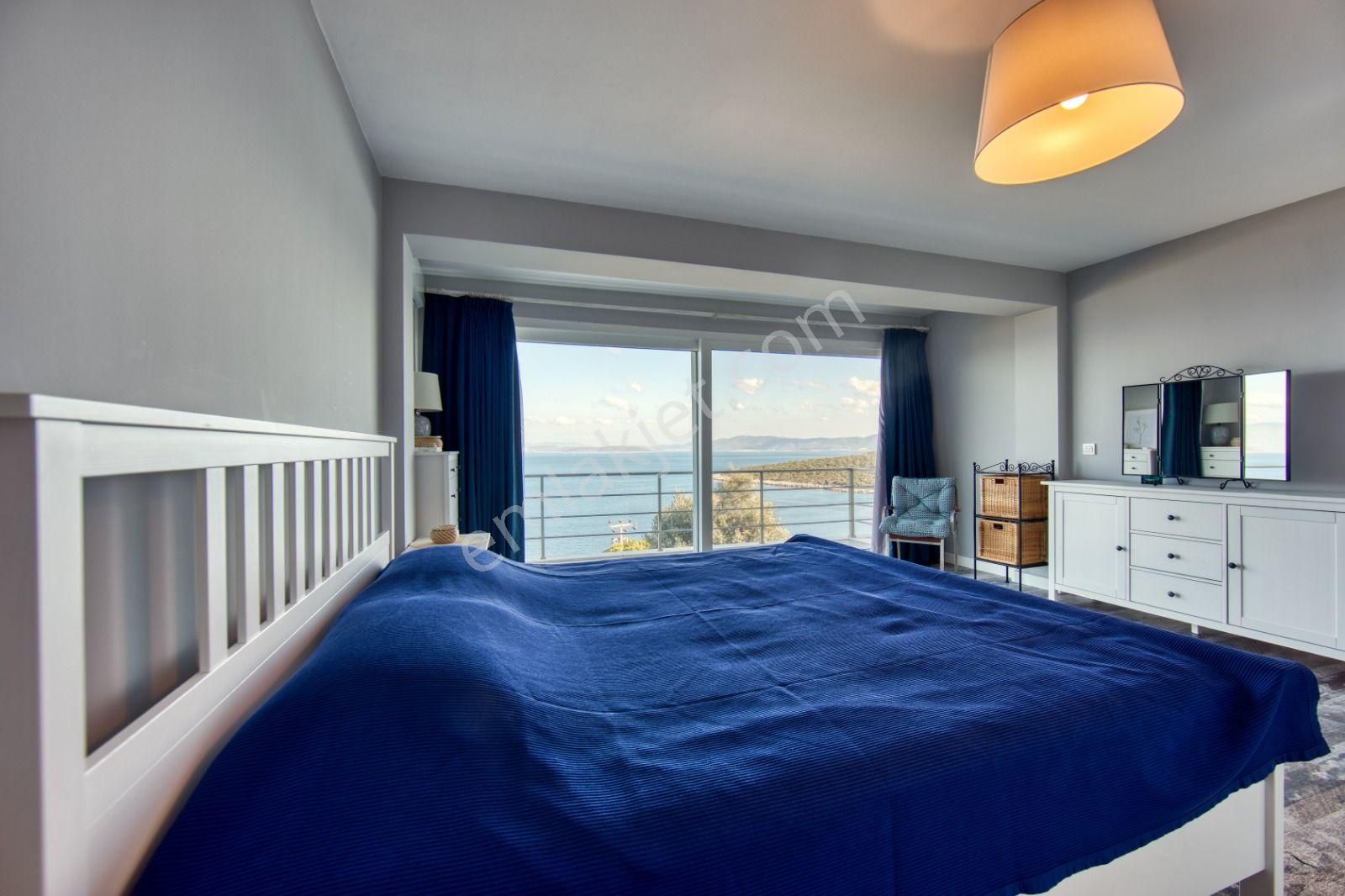 Bodrum Türkbükü Hebil'de Denize En Ön Sıra Dubleks Villa - Görsel 17